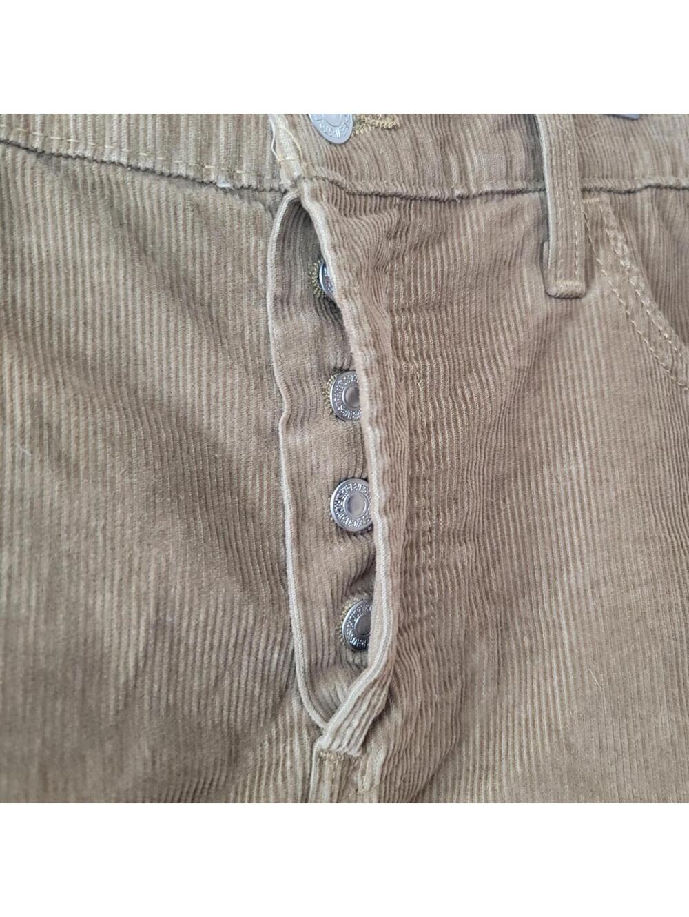 Levi's Icon Corduroy Mini Skirt Y2K Indie Academia 31 New - Picture 6 of 7